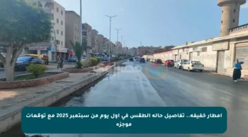 أمطار خفيفة.. تفاصيل حالة الطقس في أول يوم من سبتمبر 2025 مع توقعات موجزة